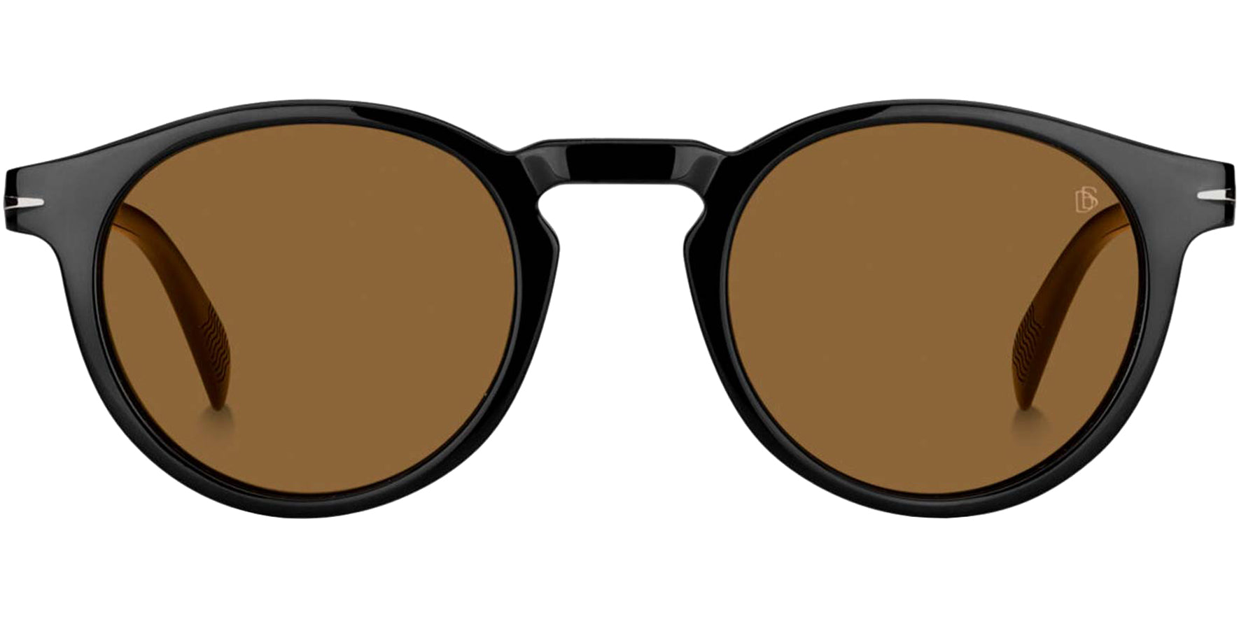 David Beckham Black Vintage Style Round - Eyedictive