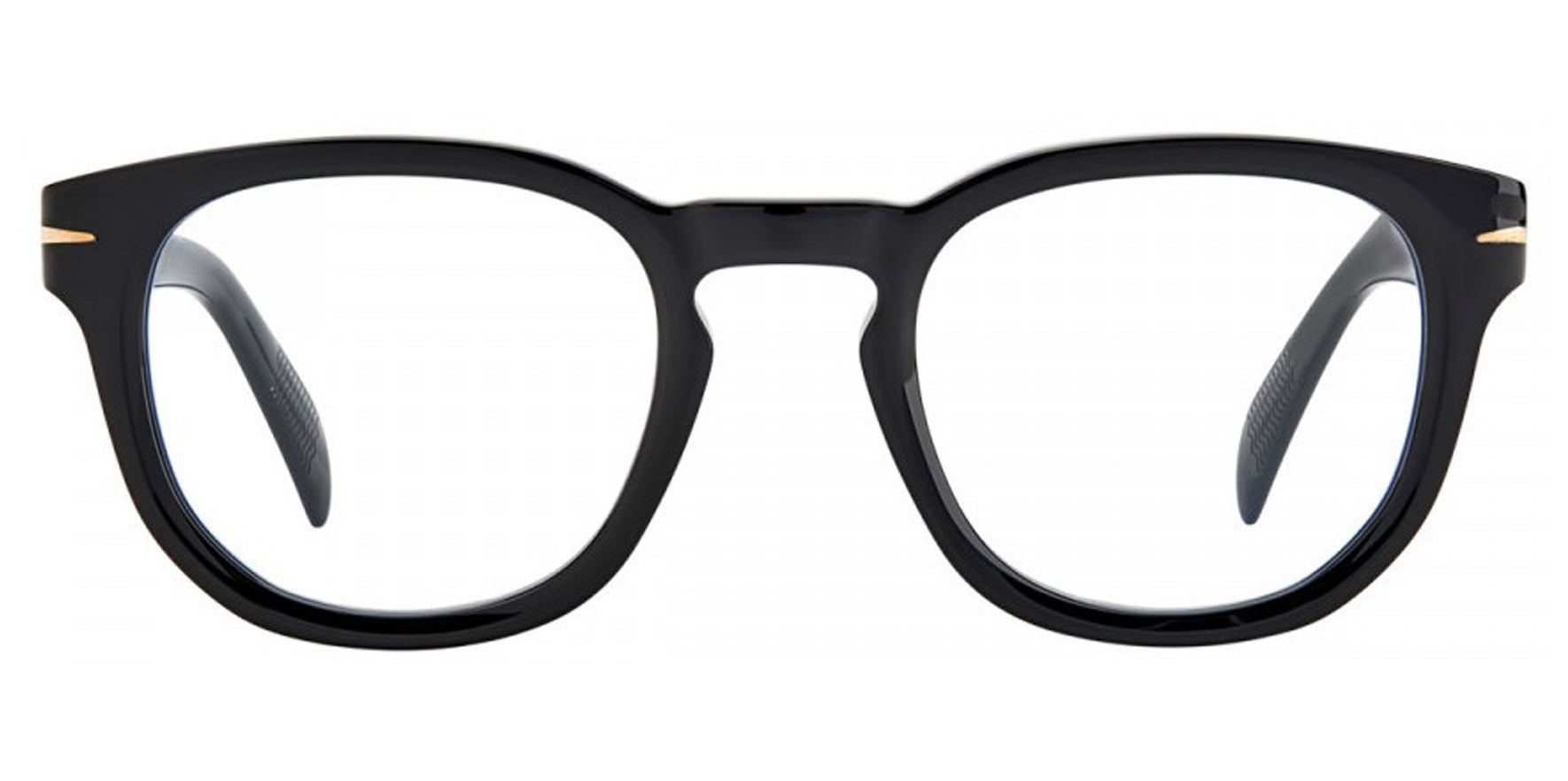 David Beckham Black Square Blue Light Blocking Eyeglass Frames