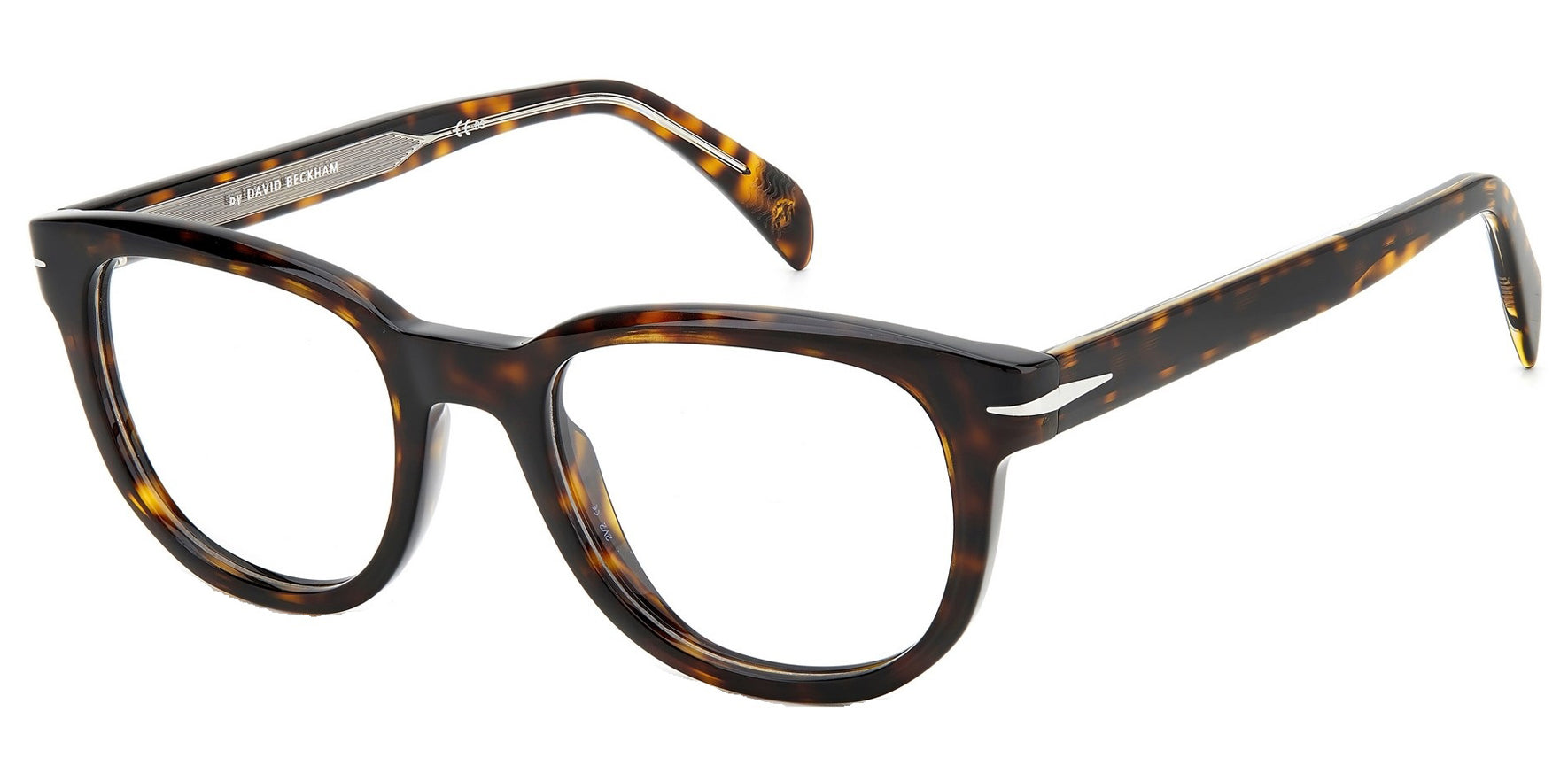 David Beckham Soft Square Eyeglass Frames w/ 5-Barrel Steel Hinges