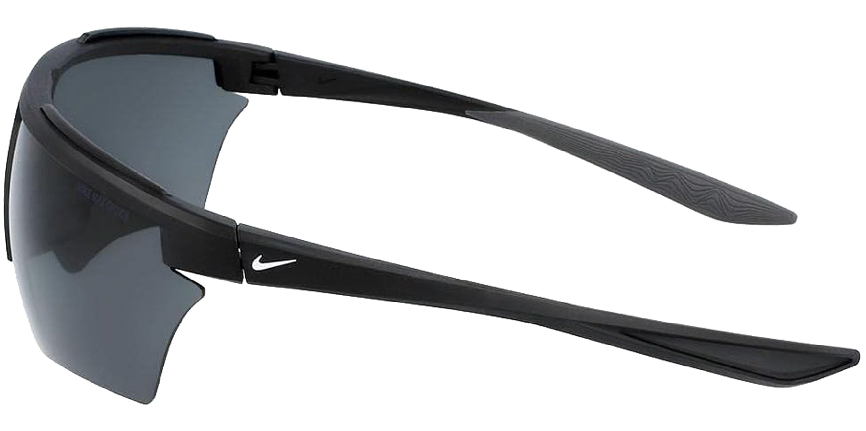 Nike Windshield Pro Max Optics Semi-Rimless Matte Black Sports Wrap - Eyedictive