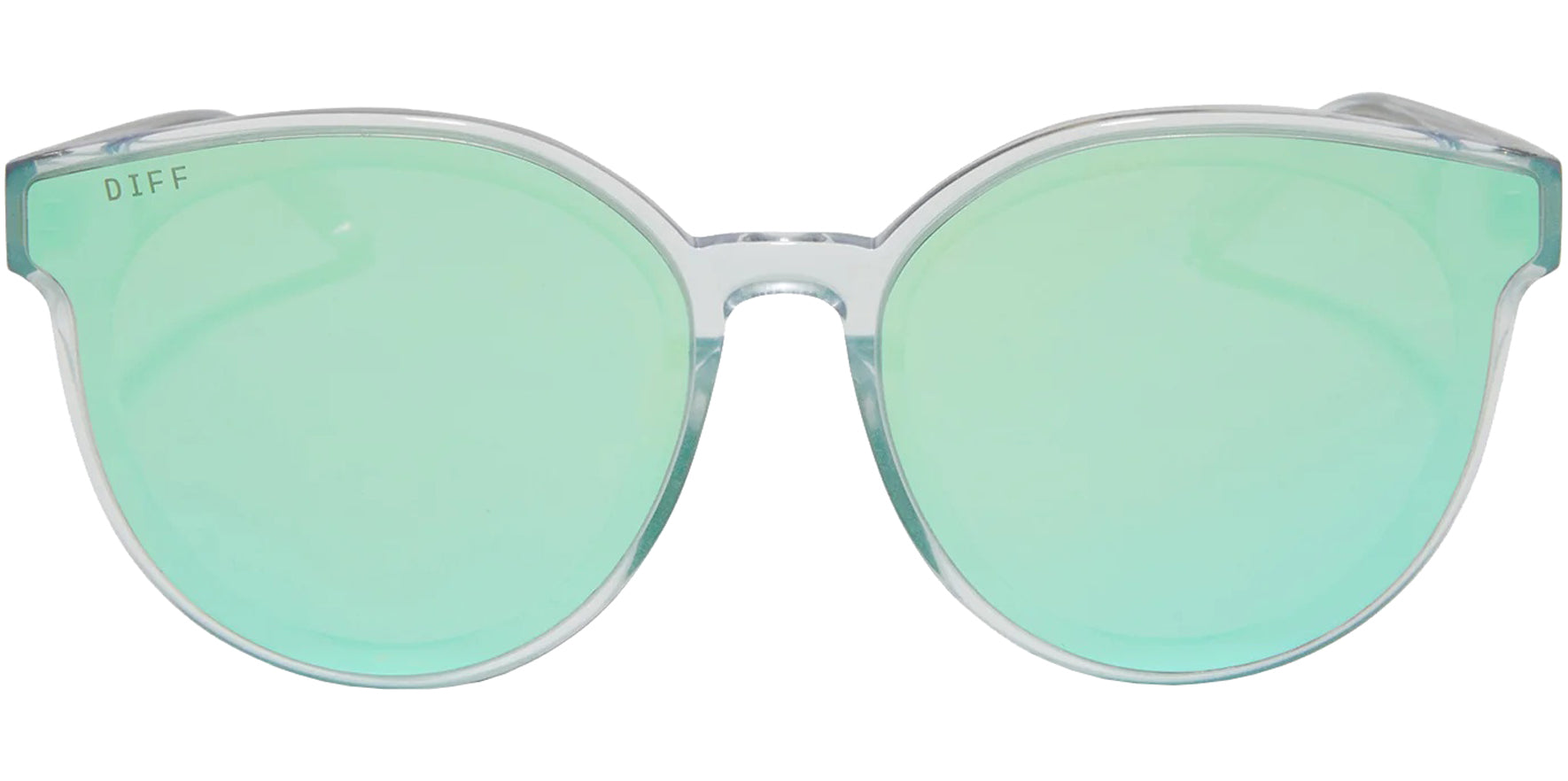 Diff Gemma Oversized Cat-Eye w/ Mirror Lens