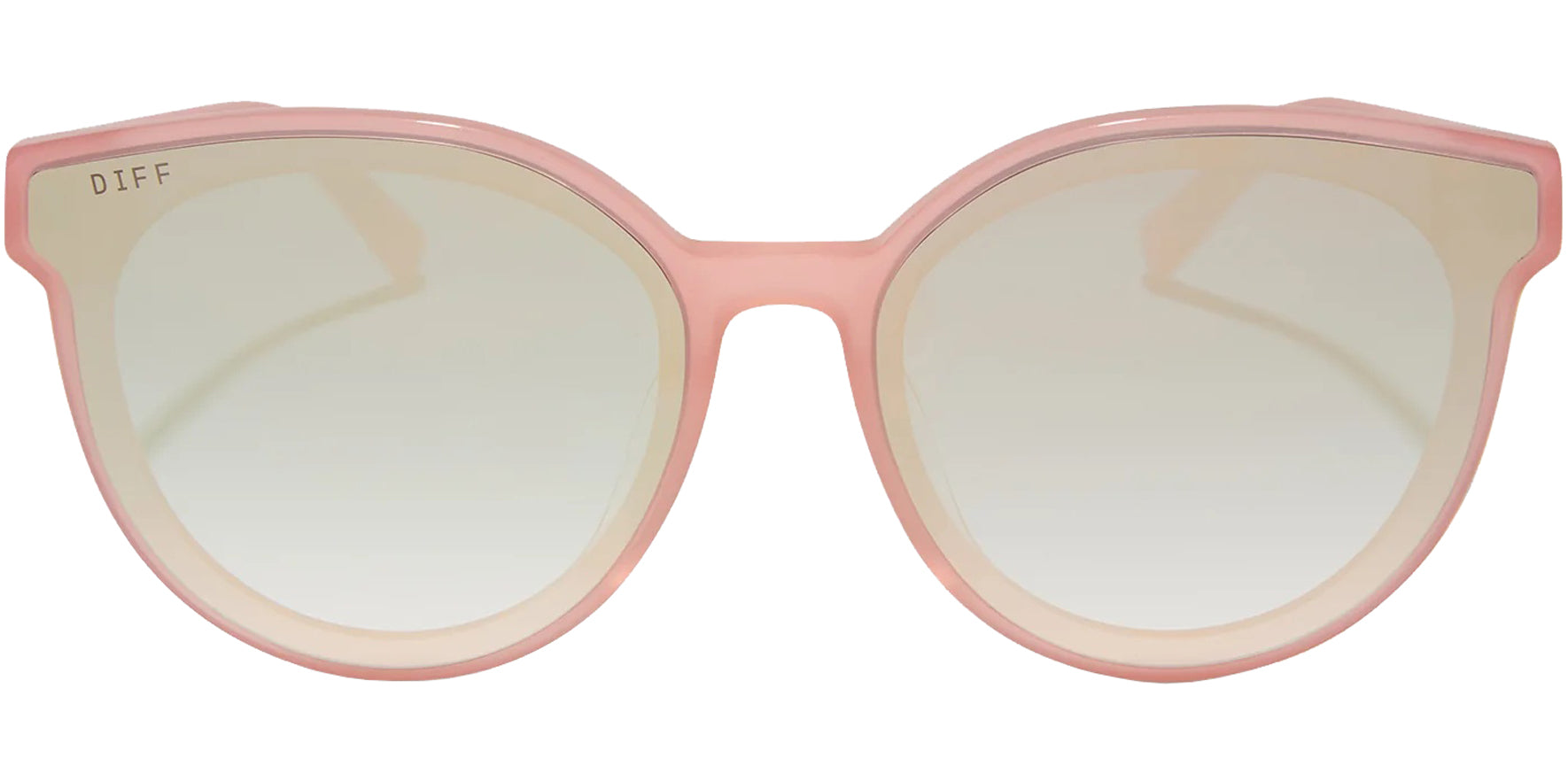 Diff Gemma Oversized Cat-Eye w/ Mirror Lens