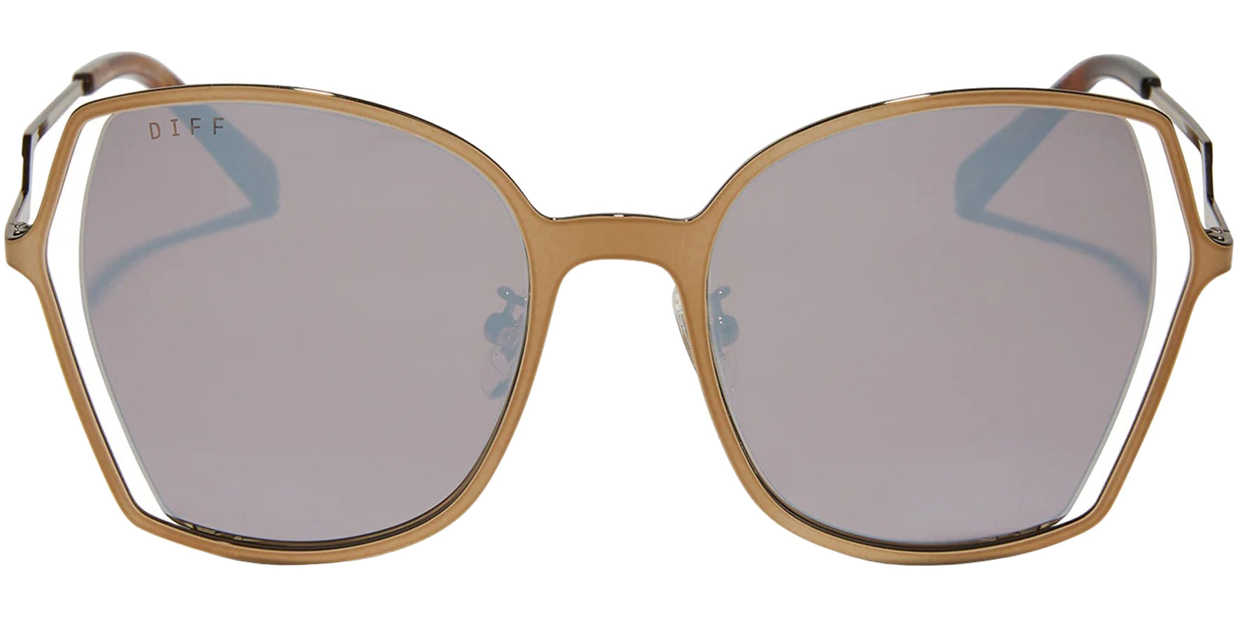 Diff Donna III Geometric Butterfly w/ Mirror Lens