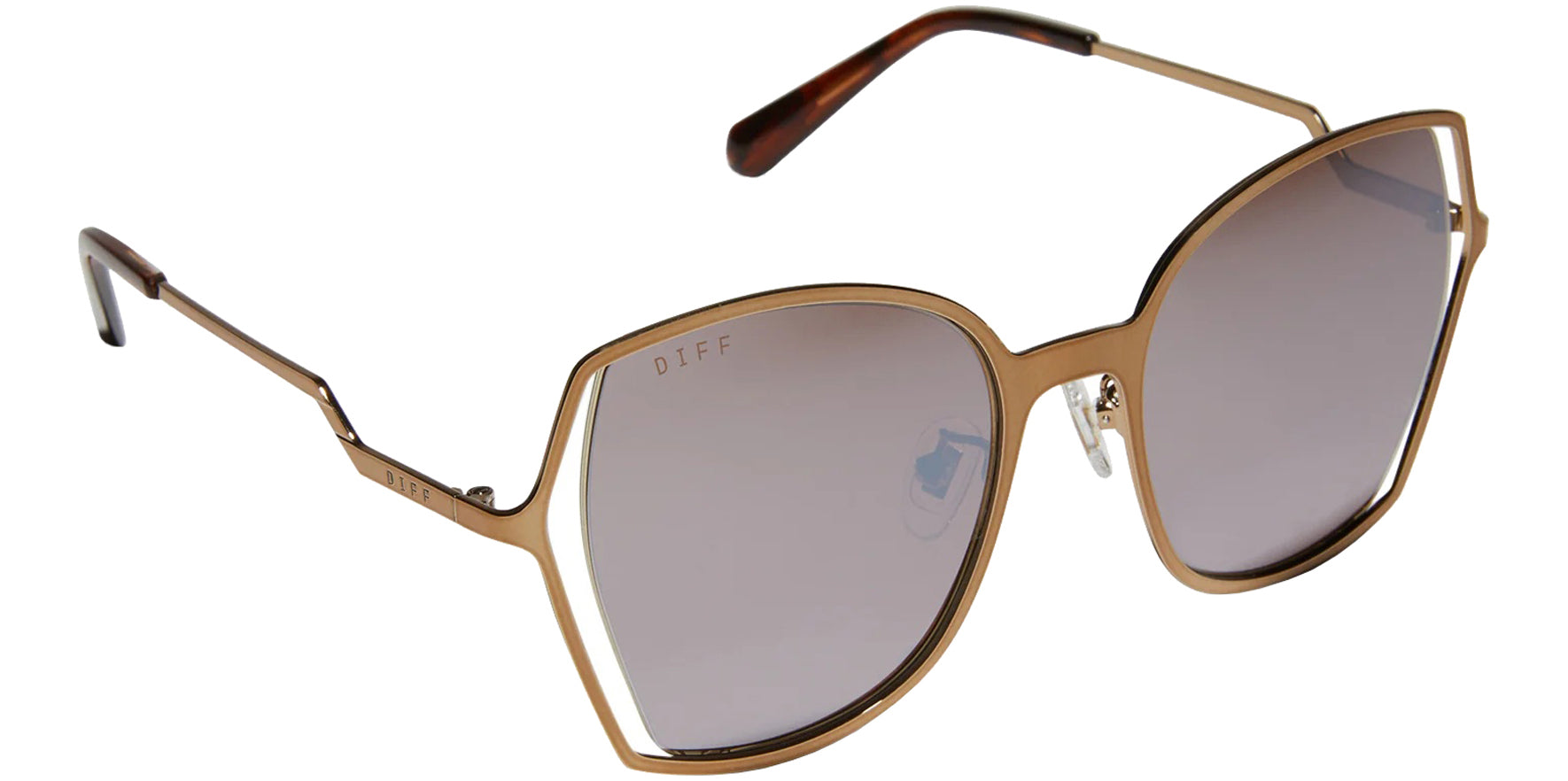 Diff Donna III Geometric Butterfly w/ Mirror Lens