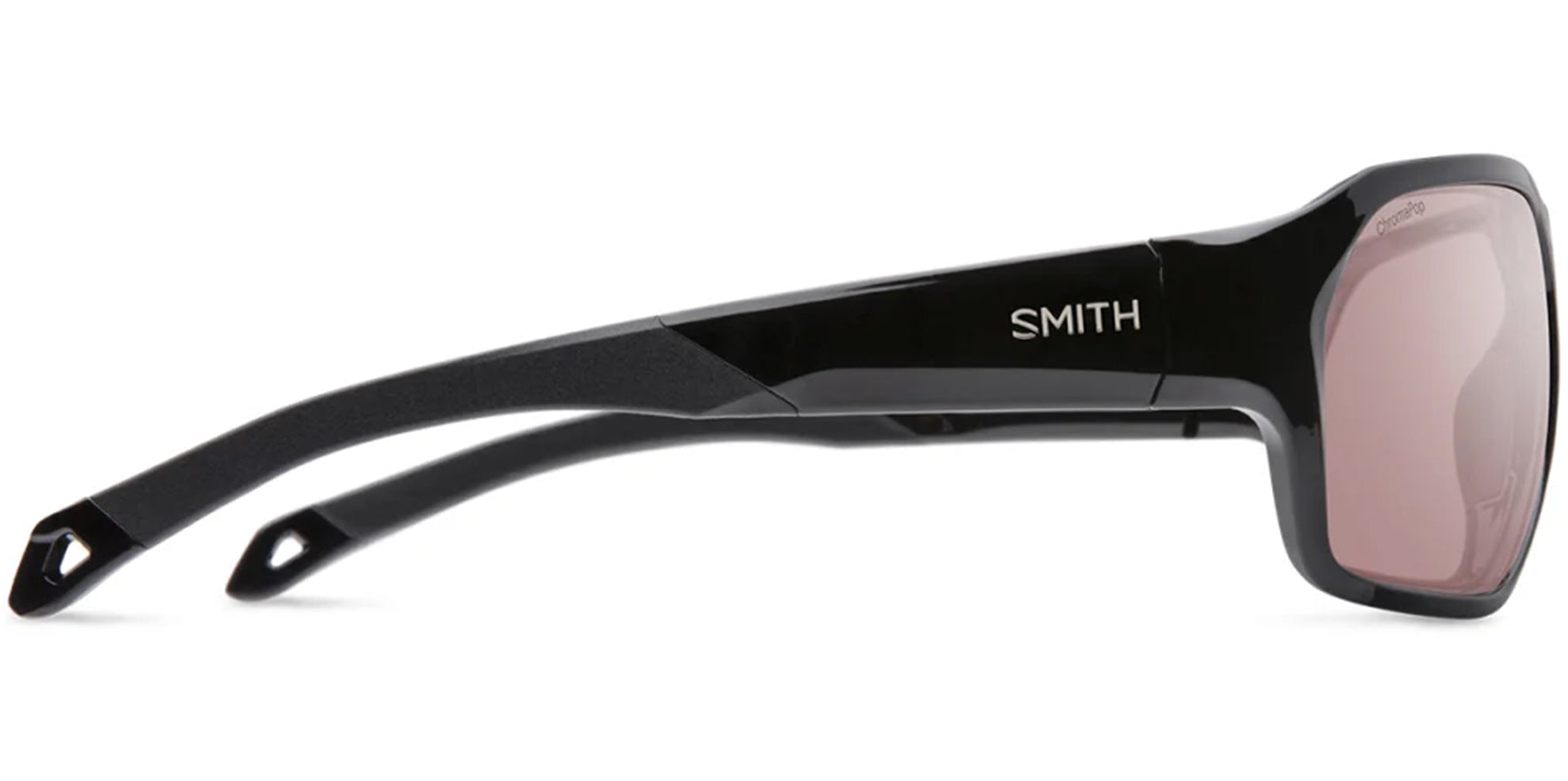 Smith Optics Deckboss Polarized ChromaPop Black Geometric Wrap - Eyedictive