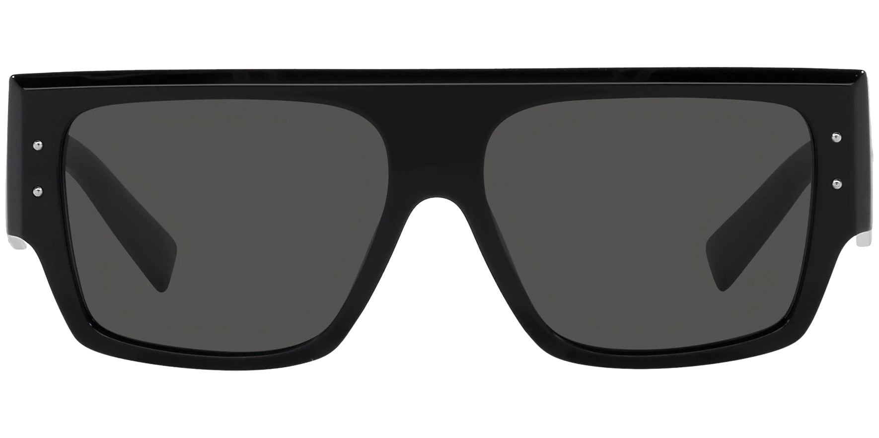 Dolce & Gabbana DNA Black Flat Top W/ Maxi Temples - Eyedictive