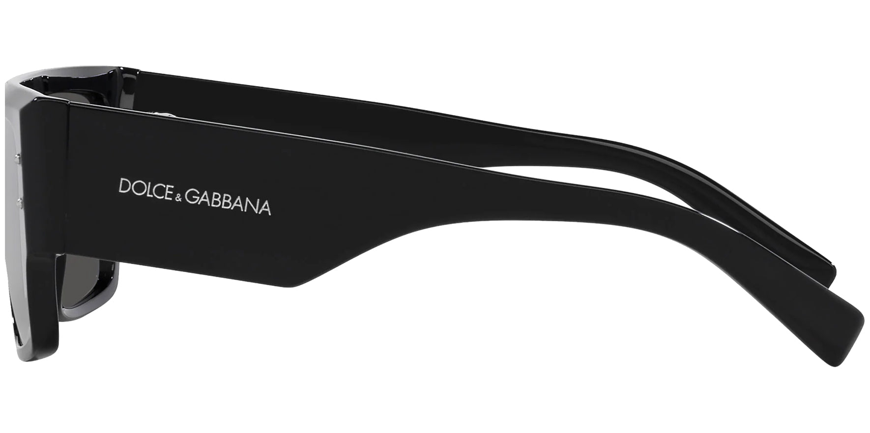 Dolce & Gabbana DNA Black Flat Top W/ Maxi Temples - Eyedictive