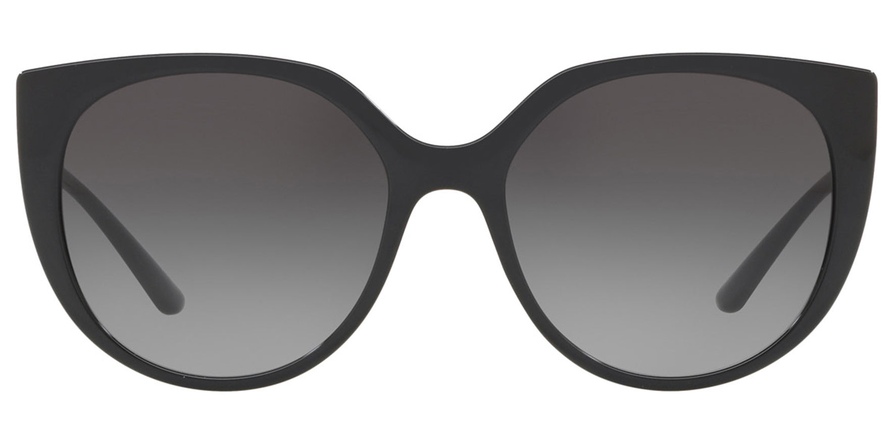 Dolce & Gabbana Black Round Cat-Eye w/ Gradient Lens - Eyedictive