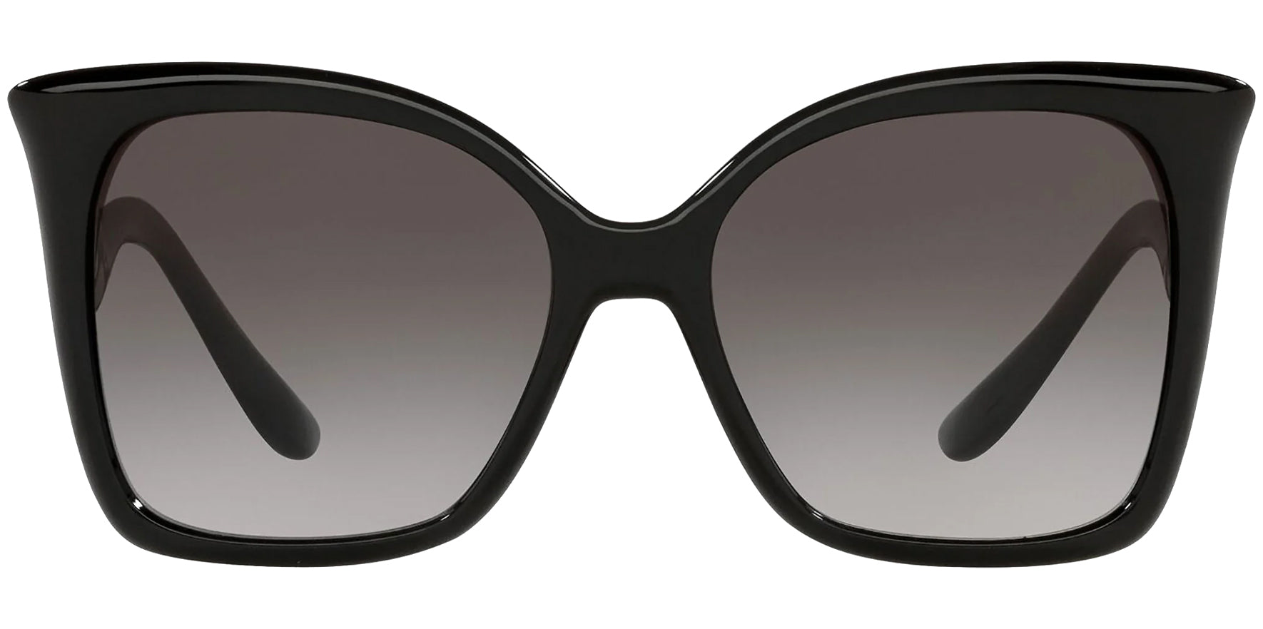 Dolce &amp; Gabbana Black Oversized Butterfly w/ Gradient Lens - Eyedictive