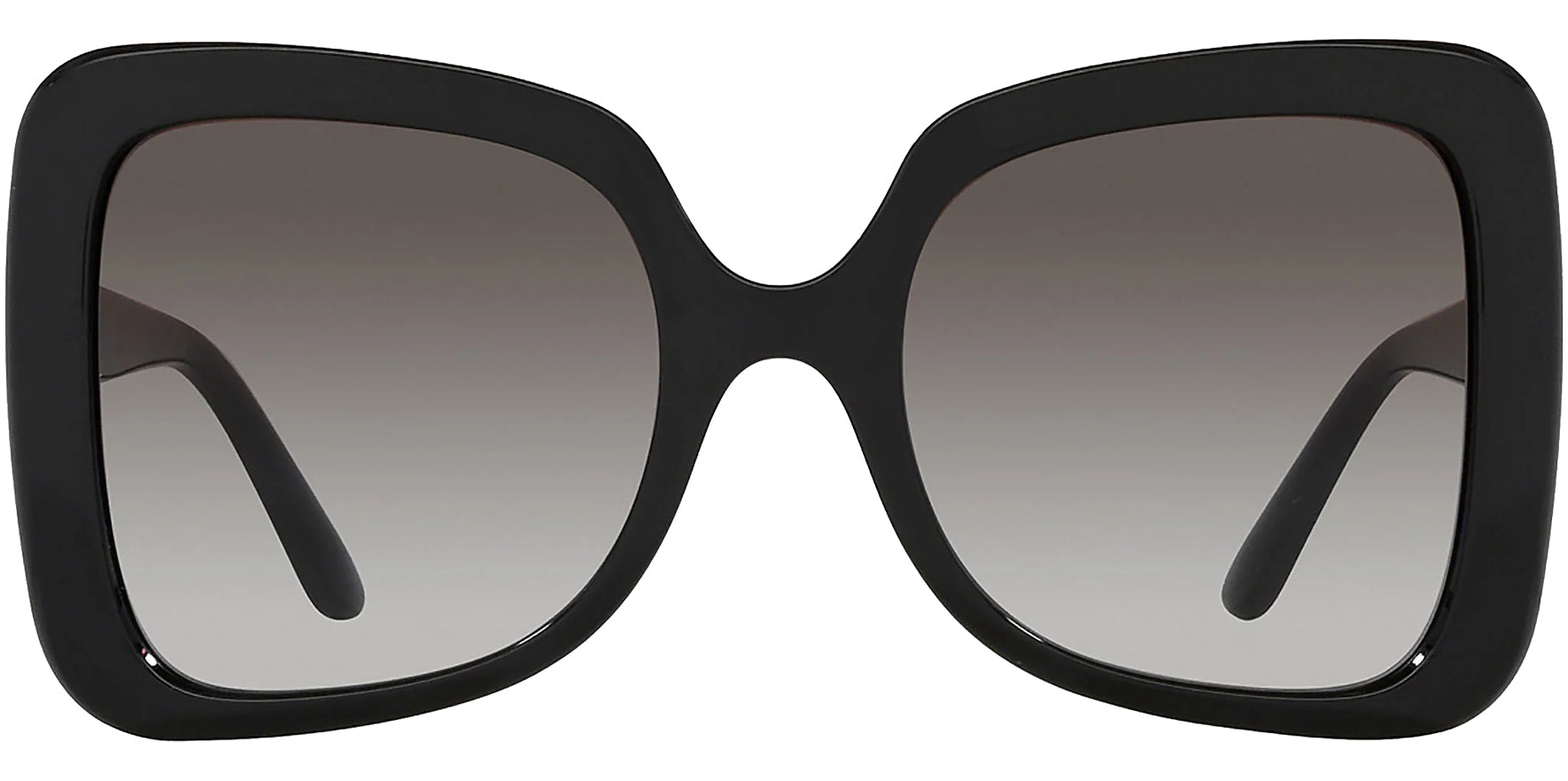 Dolce & Gabbana Black Oversized Butterfly w/ Gradient Lens