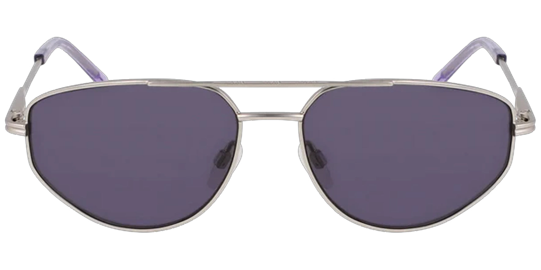 DKNY Slim Metal Geometric Aviator