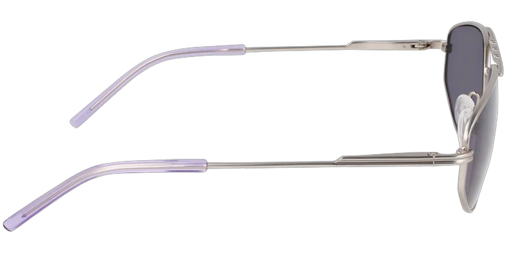 DKNY Slim Metal Geometric Aviator