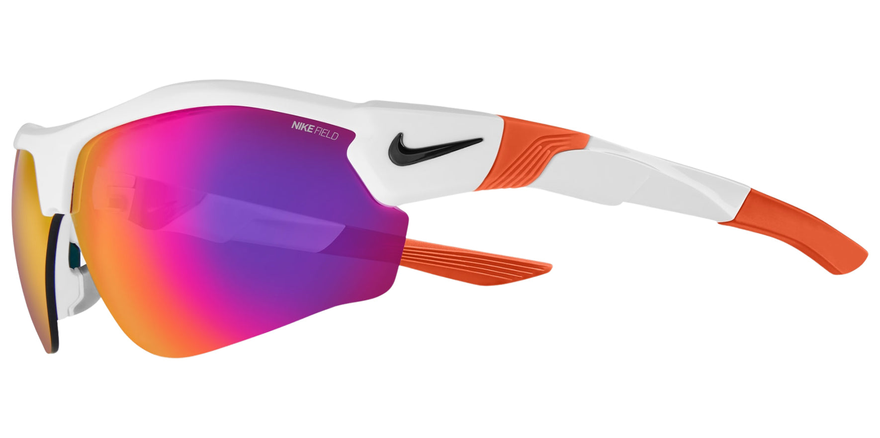 Nike Show X3 Half-Rim Rectangular w/ Field Tint Mirrored Lens - Eyedictive