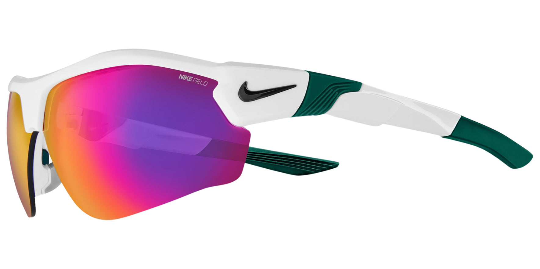 Nike Show X3 Half-Rim Rectangular w/ Field Tint Mirrored Lens - Eyedictive