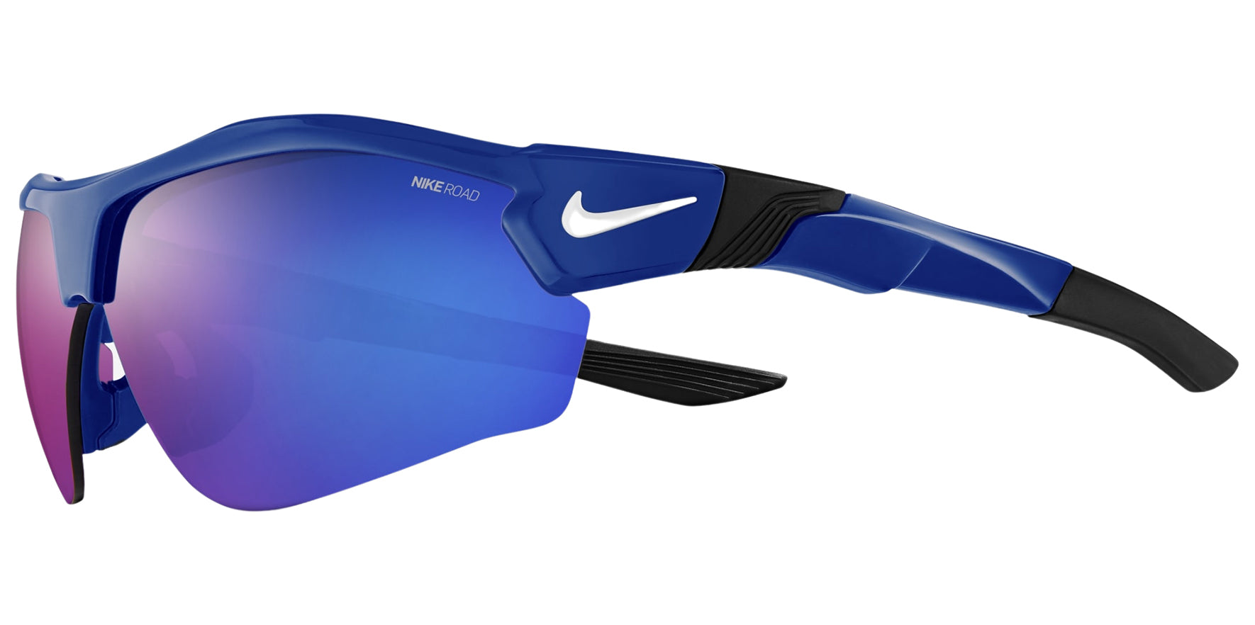 Nike Show X3 Half-Rim Rectangular w/ Road Tint Mirrored Lens - Eyedictive