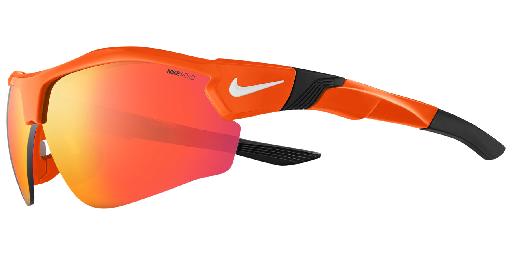 Nike Show X3 Half-Rim Rectangular w/ Road Tint Mirrored Lens - Eyedictive