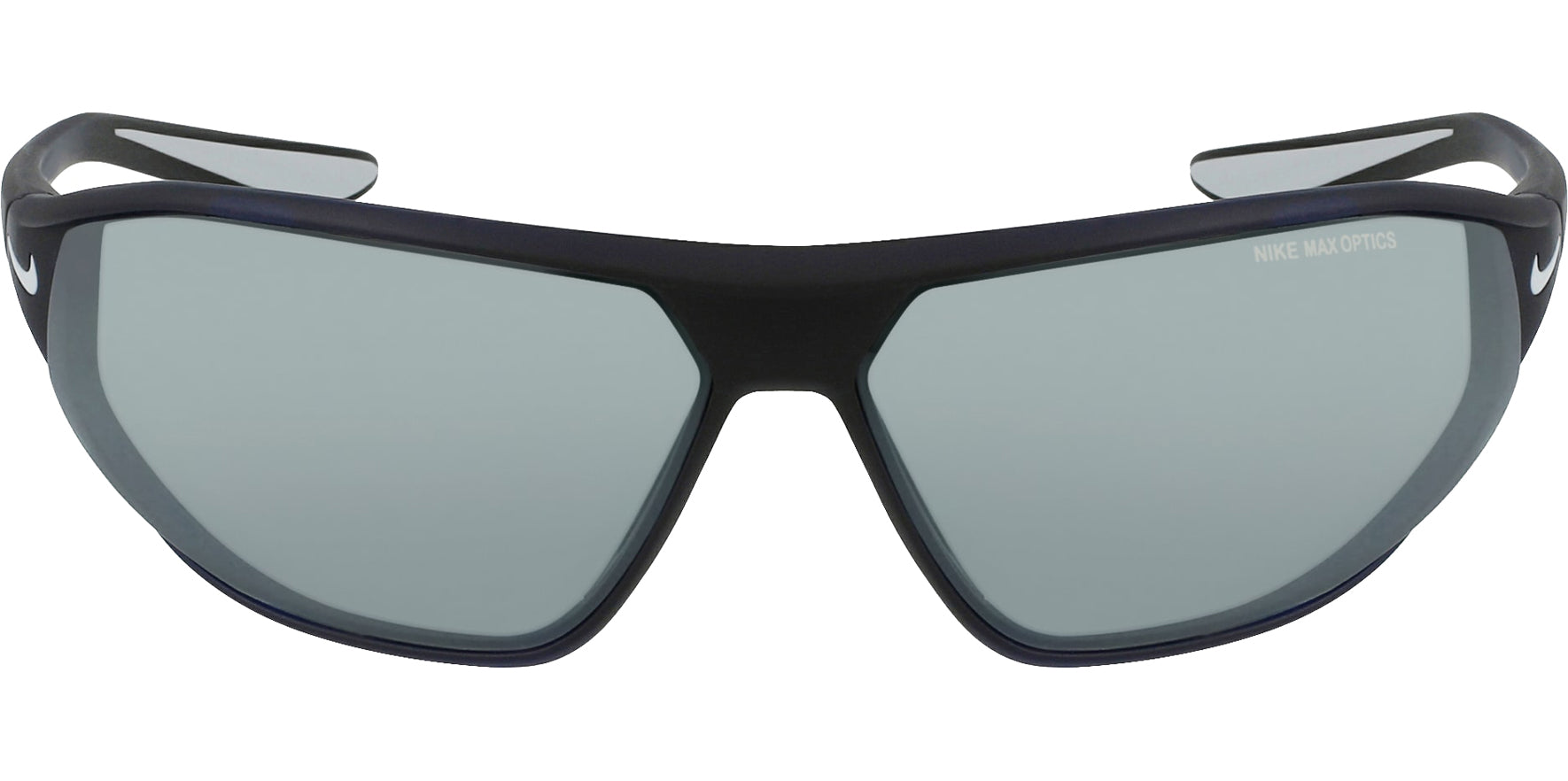 Nike Aero Swift Matte Midnight Navy/Grey Sport Wrap w/ MAX Optics - Eyedictive