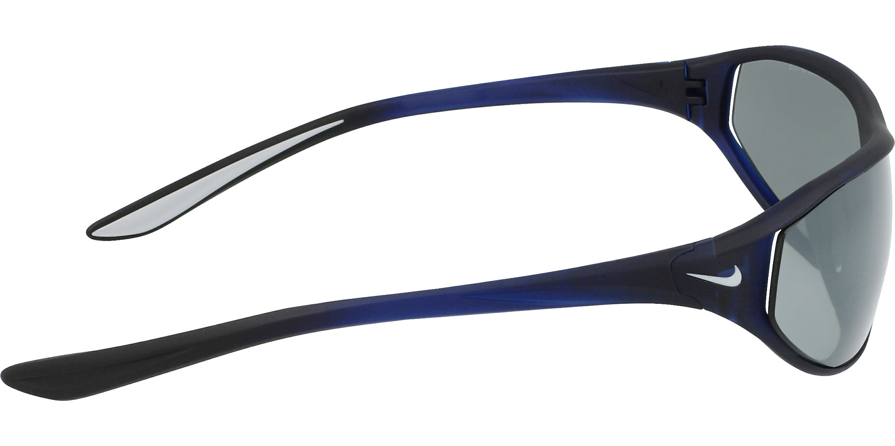 Nike Aero Swift Matte Midnight Navy/Grey Sport Wrap w/ MAX Optics - Eyedictive