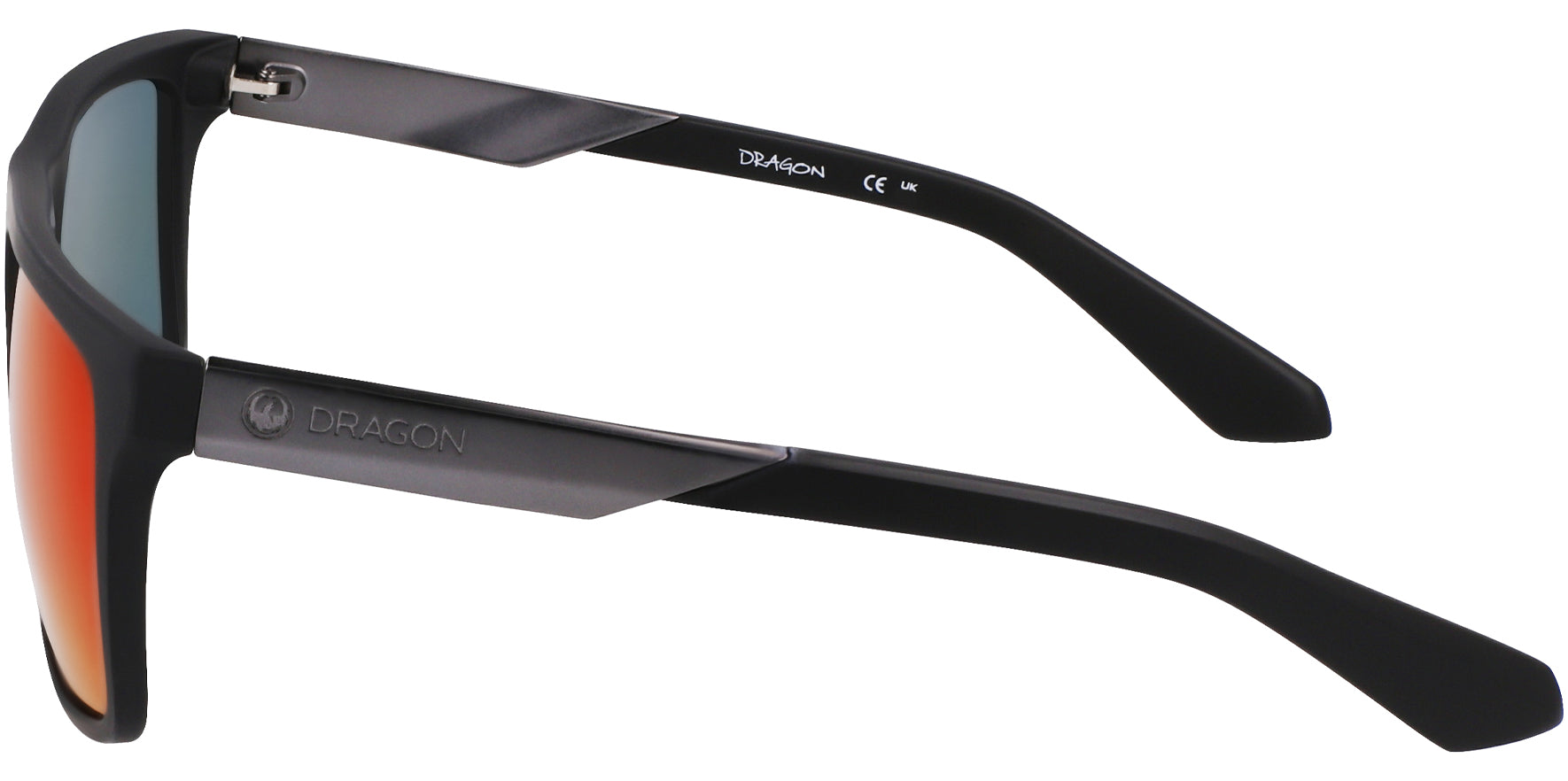 Dragon Alliance Vinyl Polarized Matte Black Square w/ Lumalens