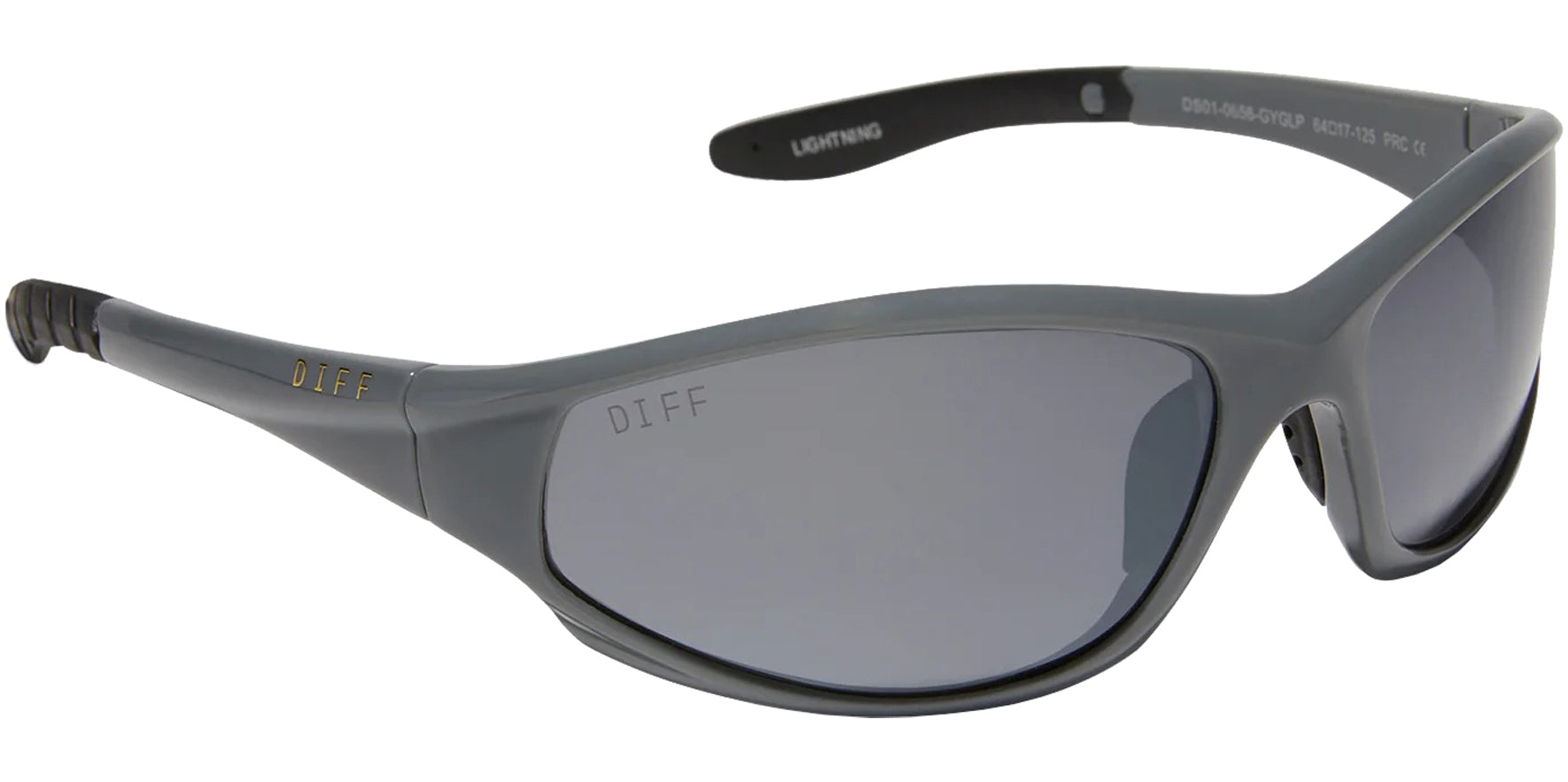 Diff Lightning Polarized Wrap w/ Mirror Lens