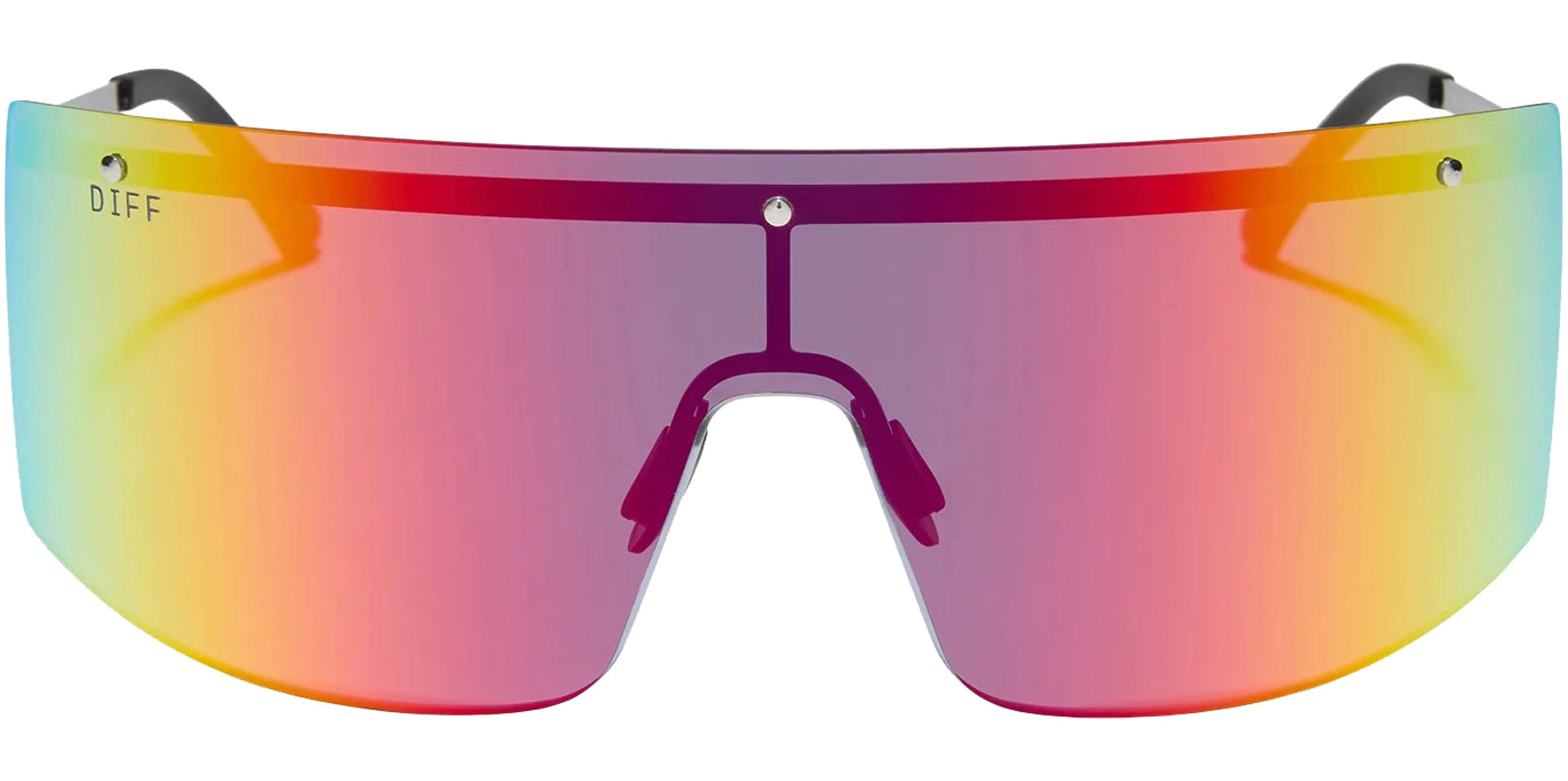 Diff Grandslam Polarized Rimless Shield w/ Mirror Lens