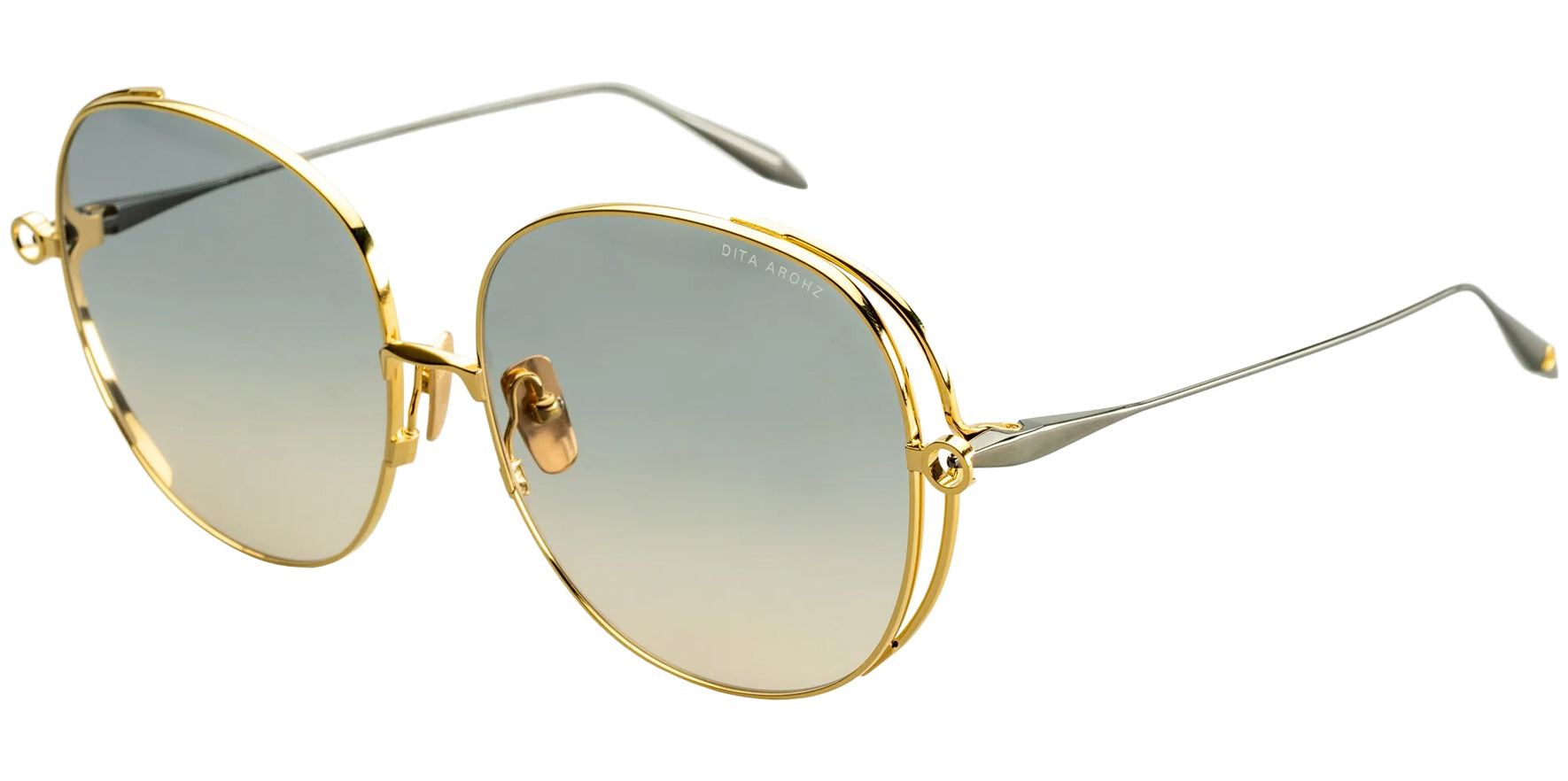 DITA Arohz Titanium Oversized Round w/ Gradient Lens