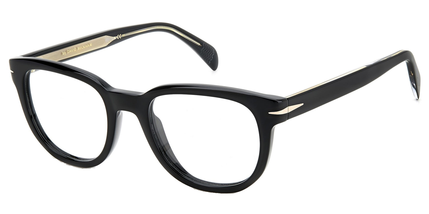 David Beckham Soft Square Eyeglass Frames w/ 5-Barrel Steel Hinges