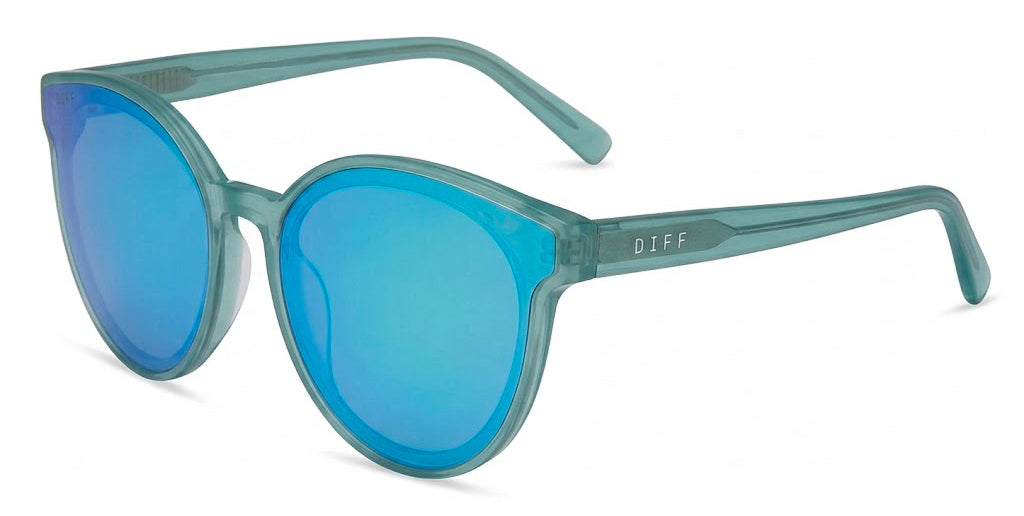 Diff Gemma Oversized Cat-Eye w/ Mirror Lens