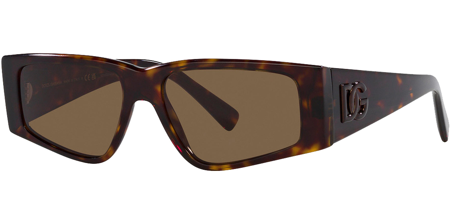 Dolce & Gabbana Havana Geometric Rectangle