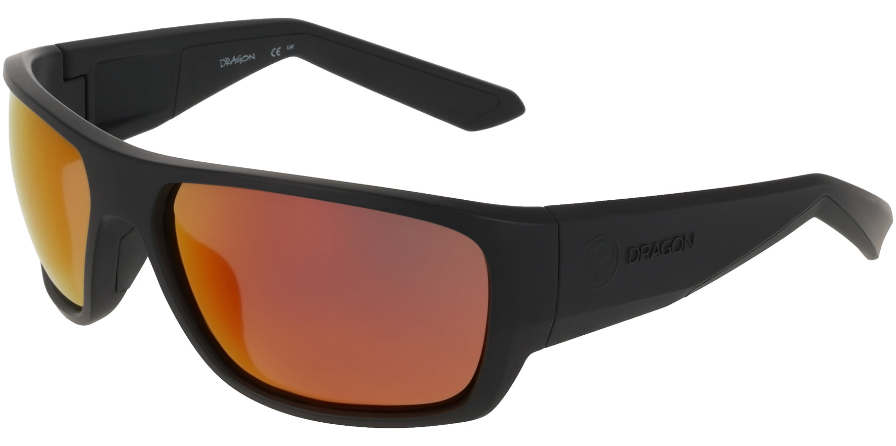 Dragon Alliance Flare H2O Floatable Polarized Sport Wrap w/ Mirror Lens