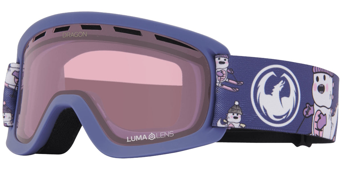Dragon Alliance Lil D Youth Fit Luma Lens Snow Goggles