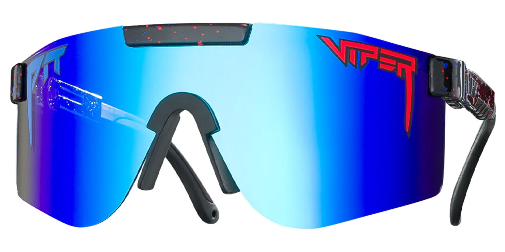 Pit Viper Polarized The Absolute Liberty Double Wide Shield w/ Mirror Lens