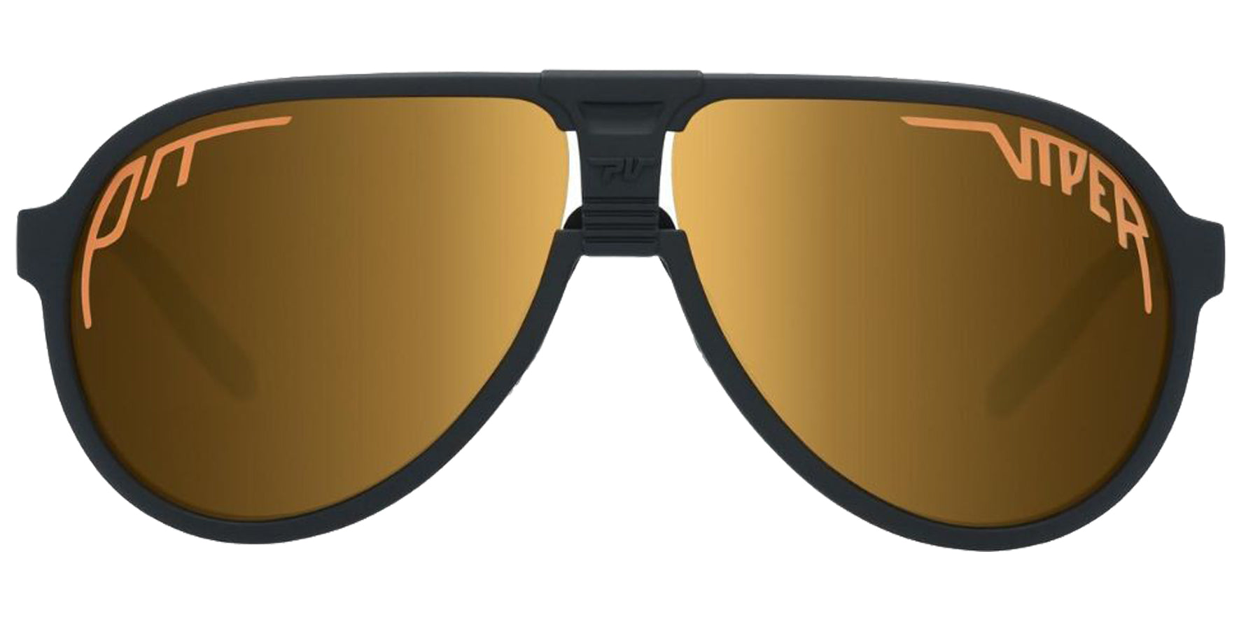 Pit Viper The Exec Jethawk Polarized Aviator w/ Mirror Lens