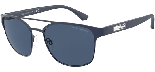 Emporio Armani Matte Blue Pilot Hybrid - Eyedictive