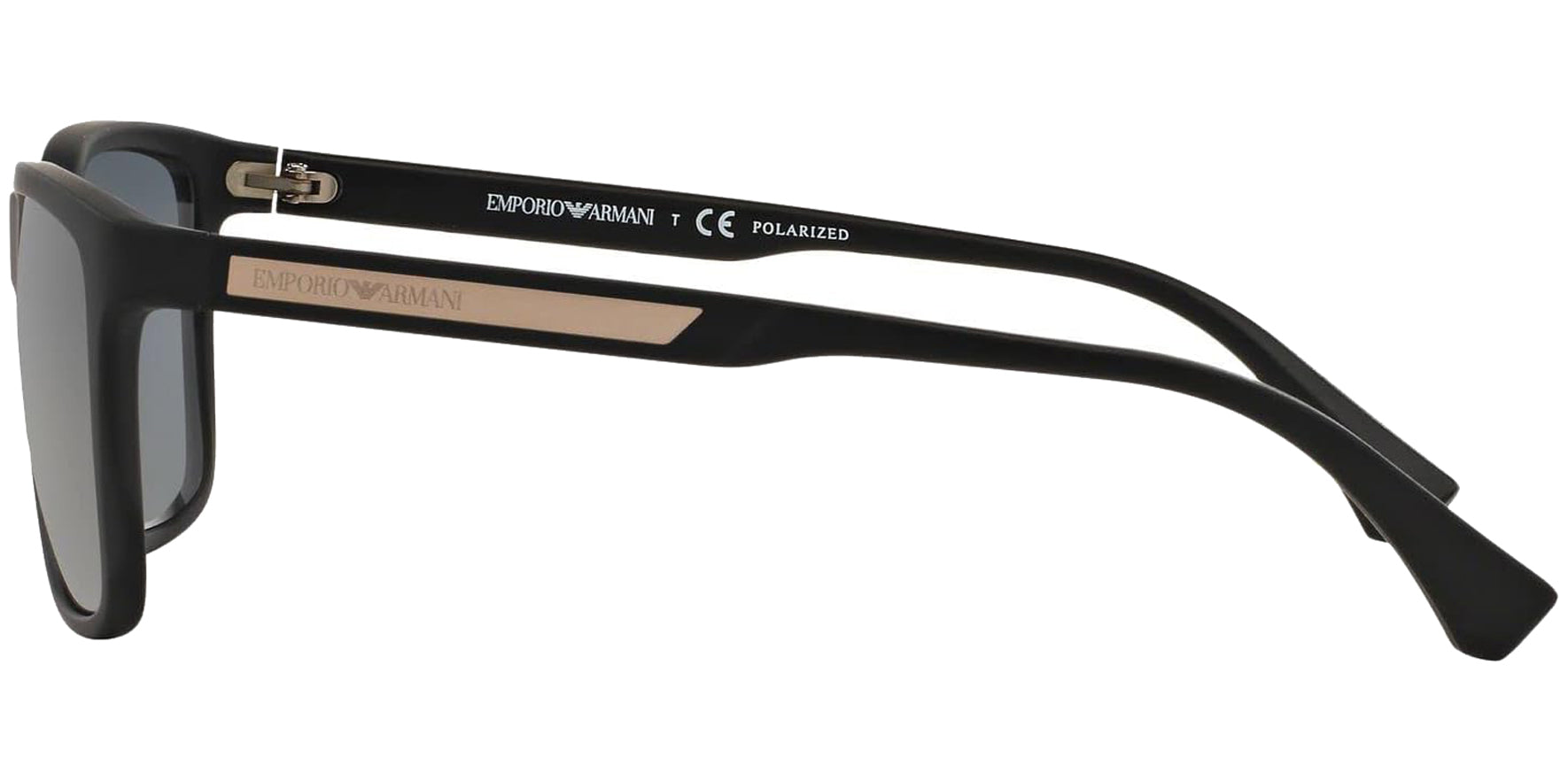 Emporio Armani Polarized Black Rubber - Eyedictive