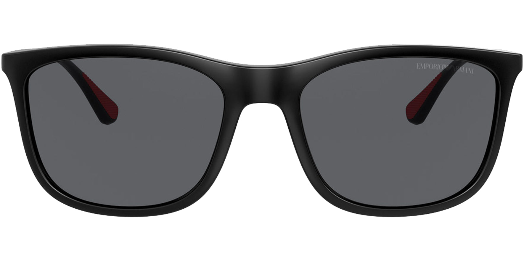 Emporio Armani Matte Black Square Sport - Eyedictive