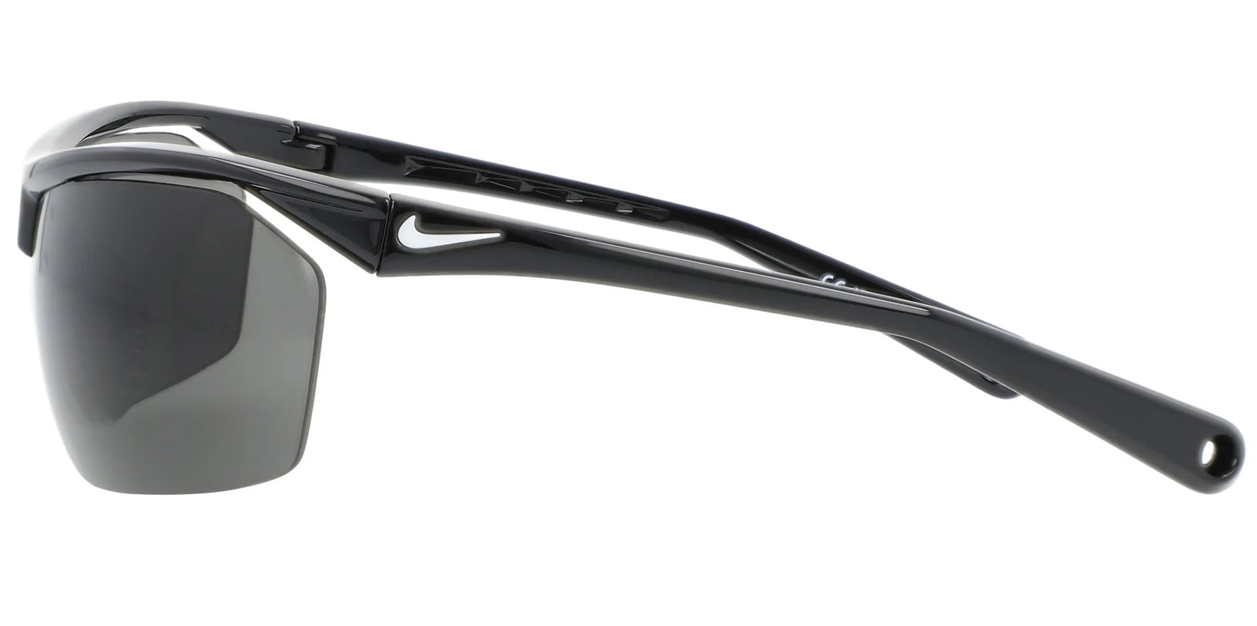 Nike Tailwind 12 Black Semi-Rimless w/ Flying Lens - Eyedictive