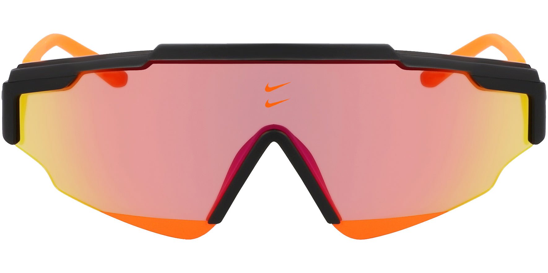 Nike Marquee Edge 24 E Semi-Rimless Sport Shield w/ Mirror Lens