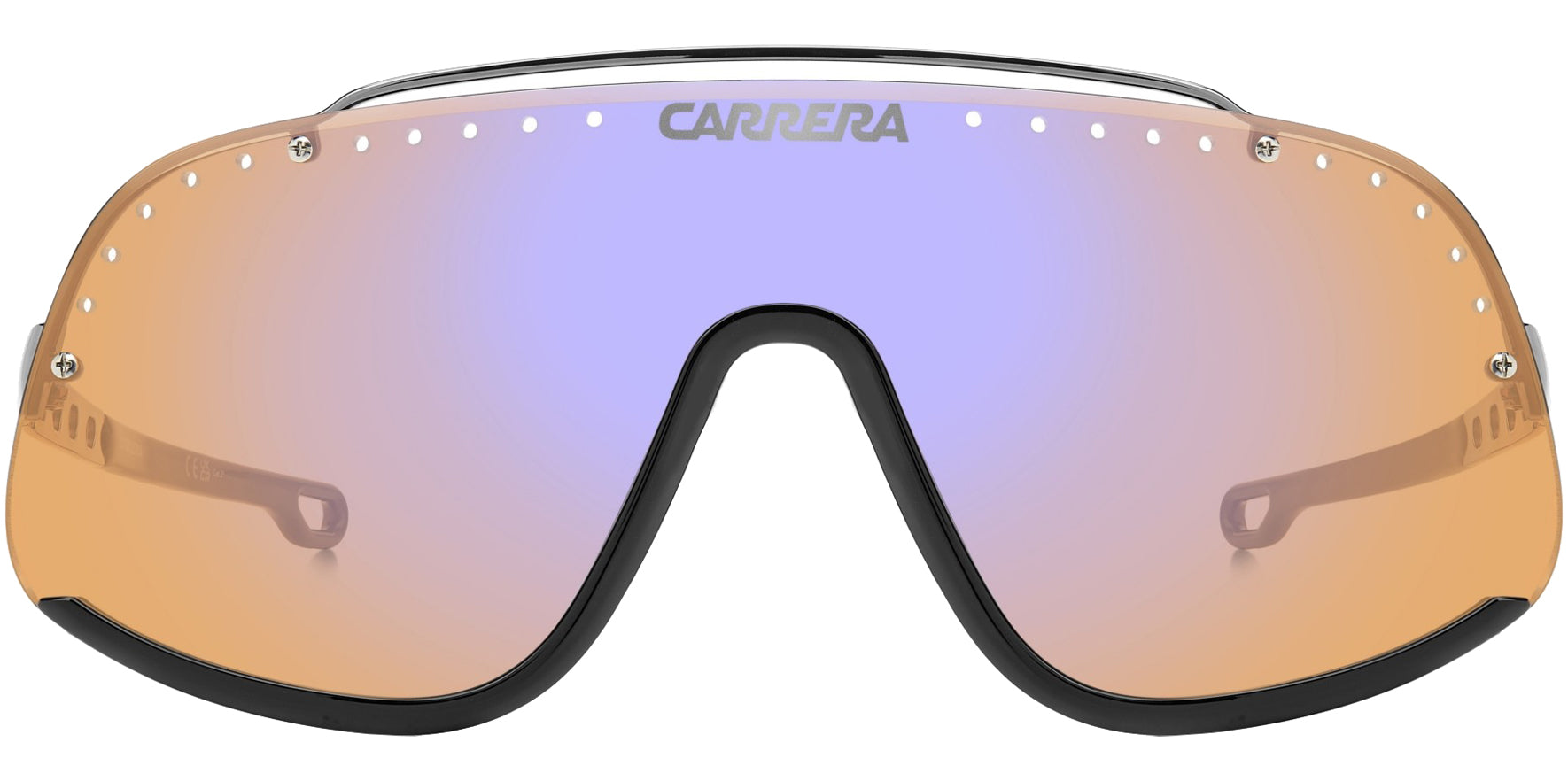 Carrera Flag Lab 16 Half-Rim Shield w/ Mirror Lens