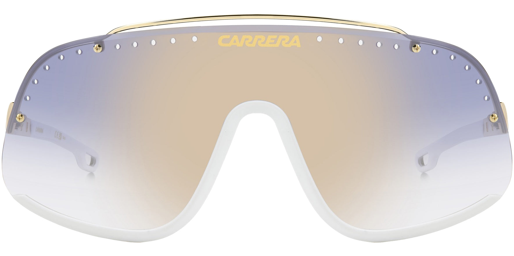 Carrera Flag Lab 16 Half-Rim Shield w/ Mirror Lens