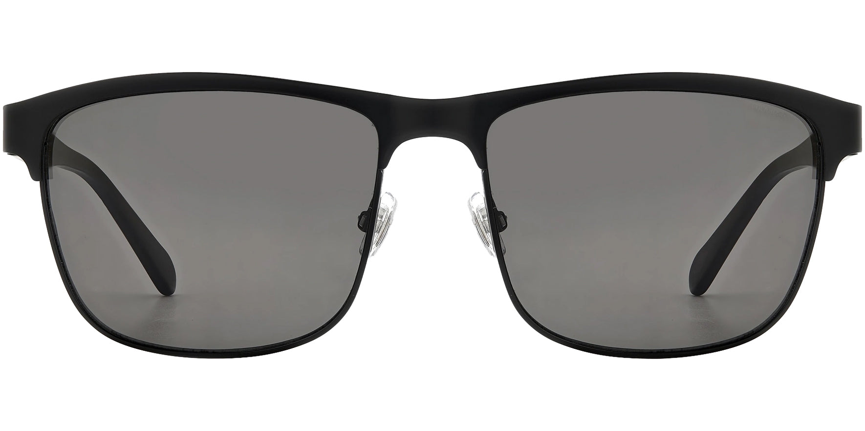 Fossil Polarized Matte Black Squared Brow-Line