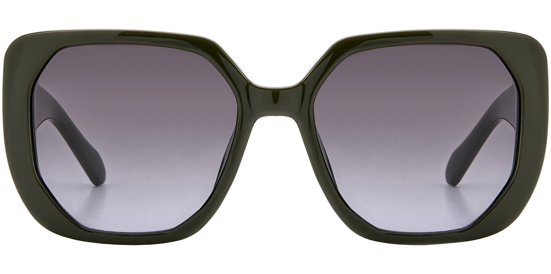 Fossil Oversized Geometric Square w/ Gradient Lens