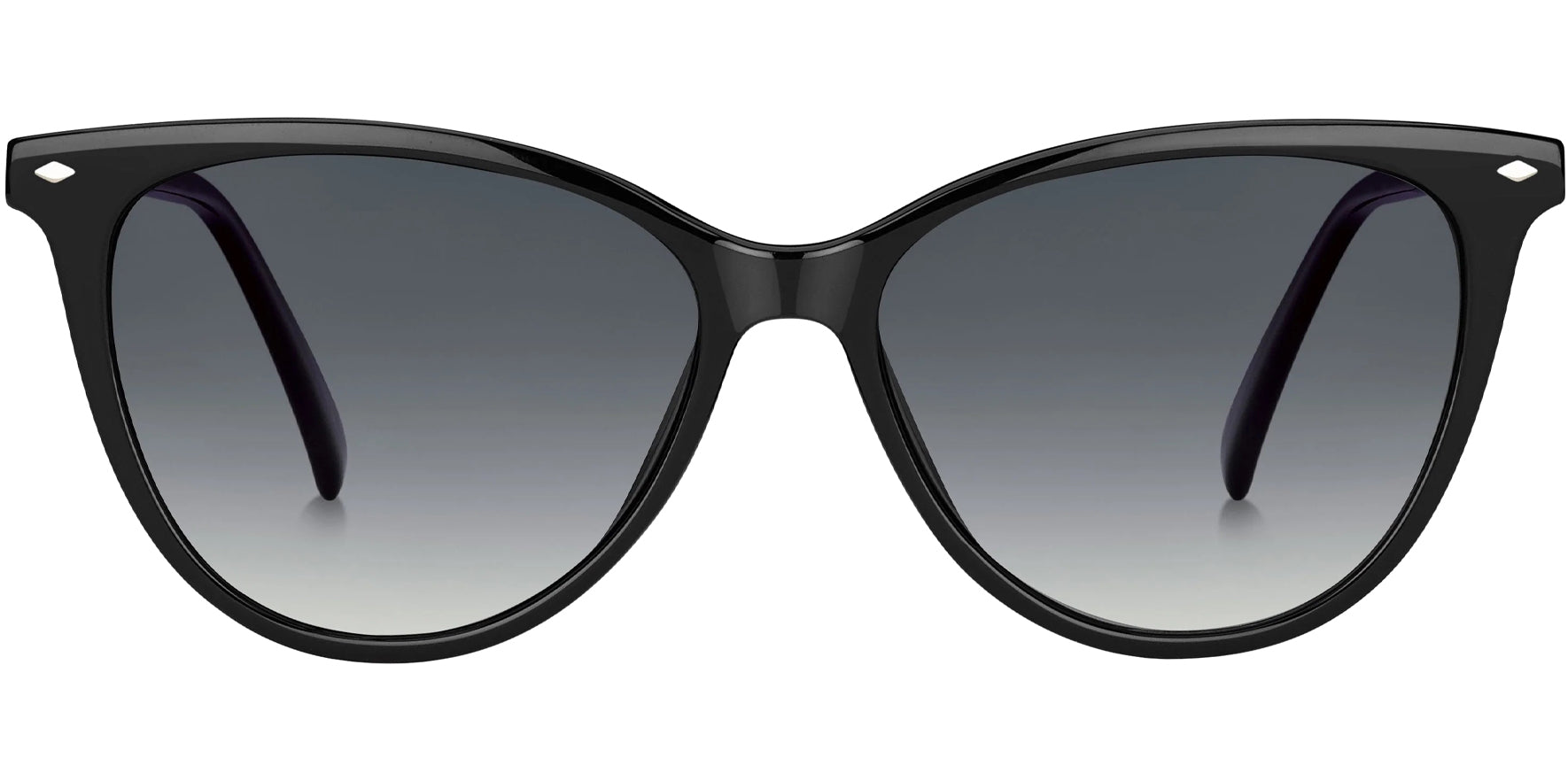 Fossil Polarized Black Cat Eye w/ Gradient Lens - Eyedictive