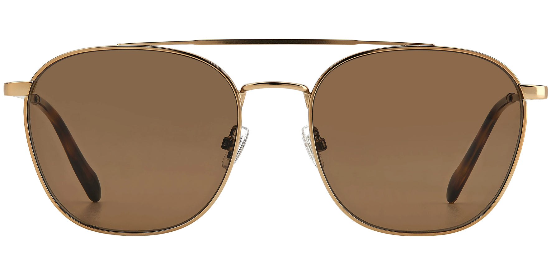 Fossil Stylized Brow-Bar Aviator