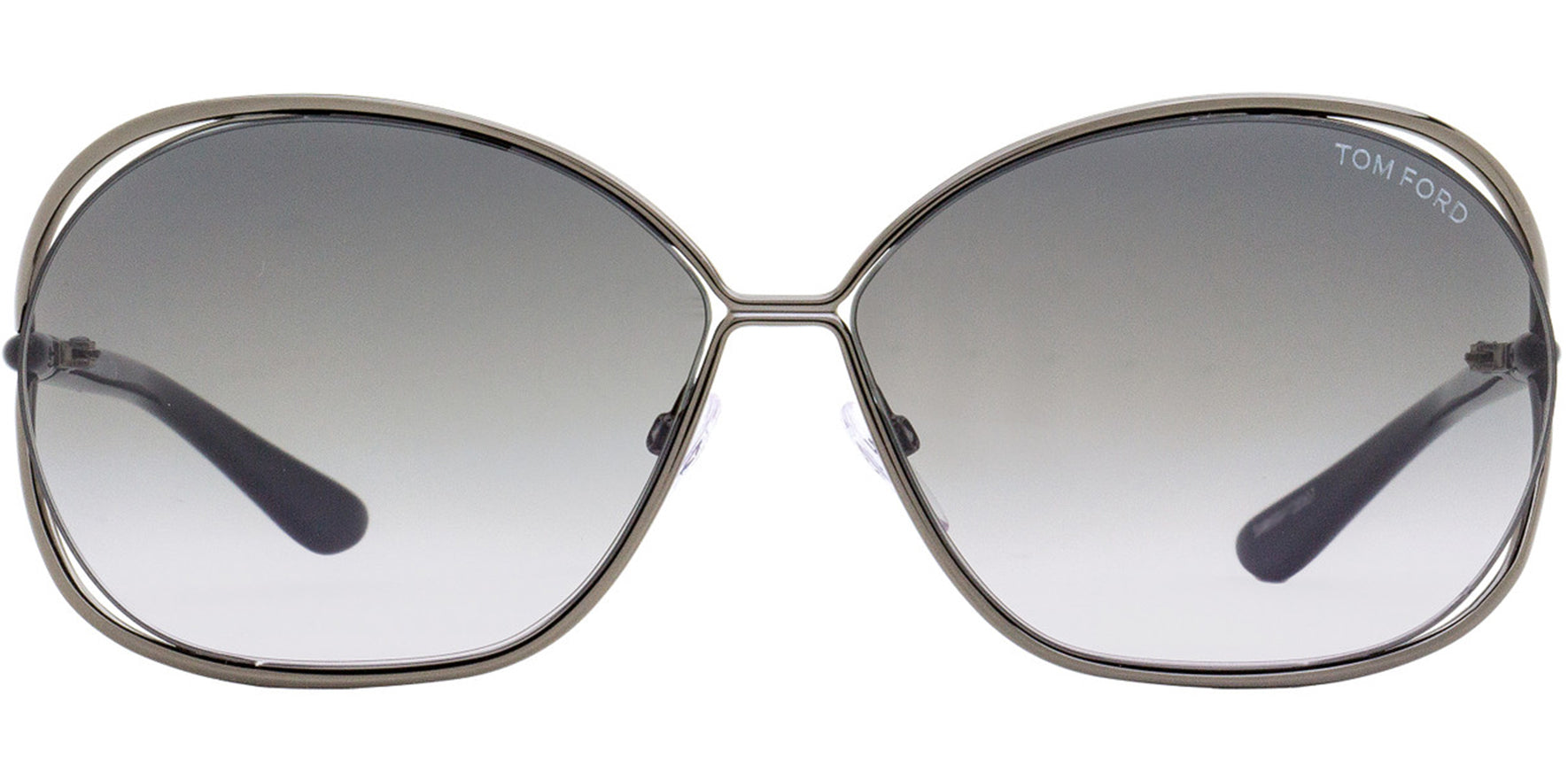 Tom Ford Carla Oval Cutaway w/ Gradient Lens - Eyedictive