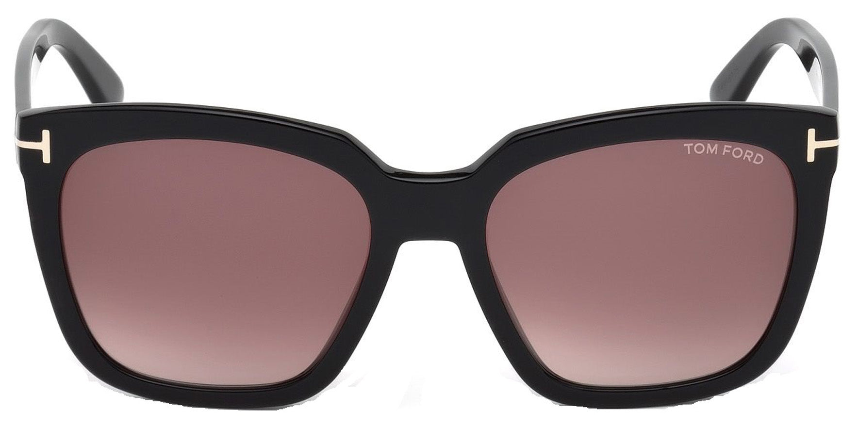 Tom Ford Amarra Shiny Black Square w/ Gradient