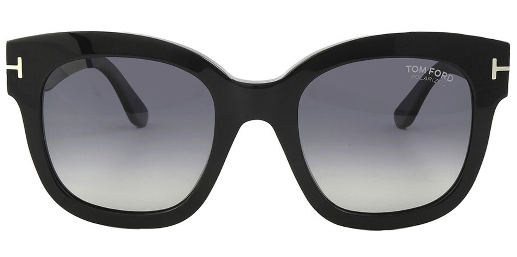 Tom Ford Beatrix Polarized Oversize Black Soft Square - Eyedictive