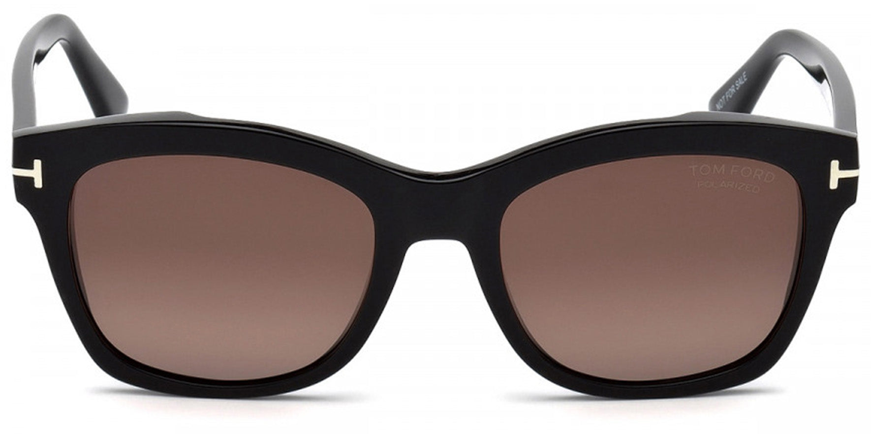 Tom Ford Lauren Polarized Black Soft Square