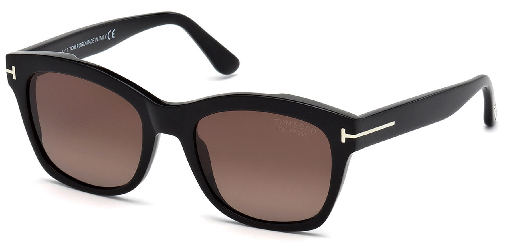 Tom Ford Lauren Polarized Black Soft Square