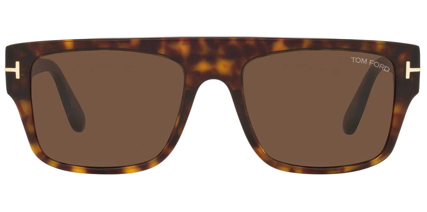 Tom Ford Dunning Tortoise Flat-Top Square